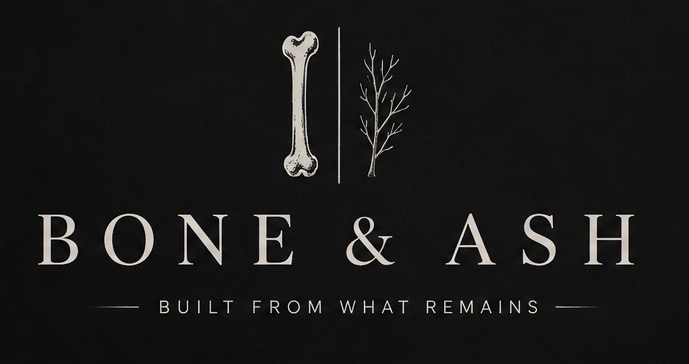 Bone & Ash round emblem